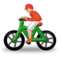 Person Biking - Medium Light emoji on Samsung